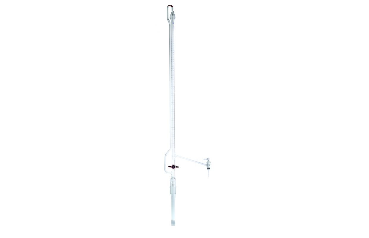 Automatic Buret PTFE key clear 10 ml